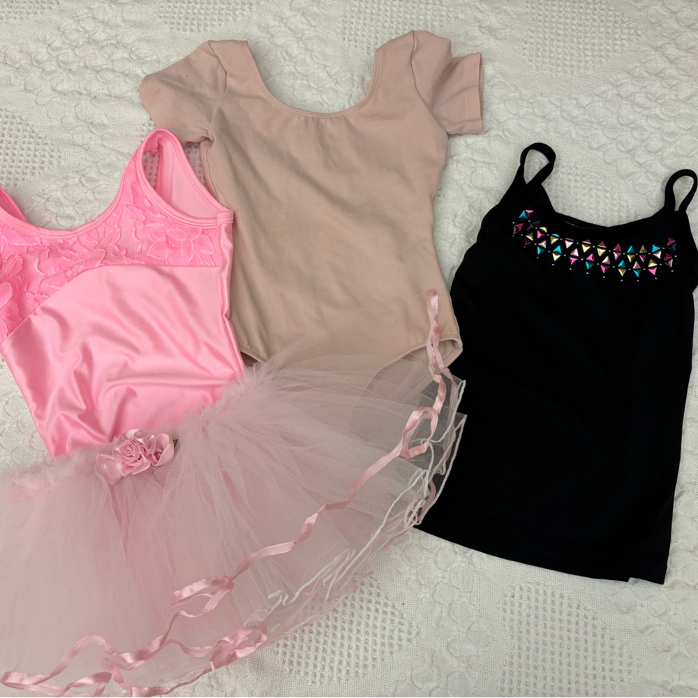 Ballet Dance Leotard Lot Bundle Girl Size 4 XS